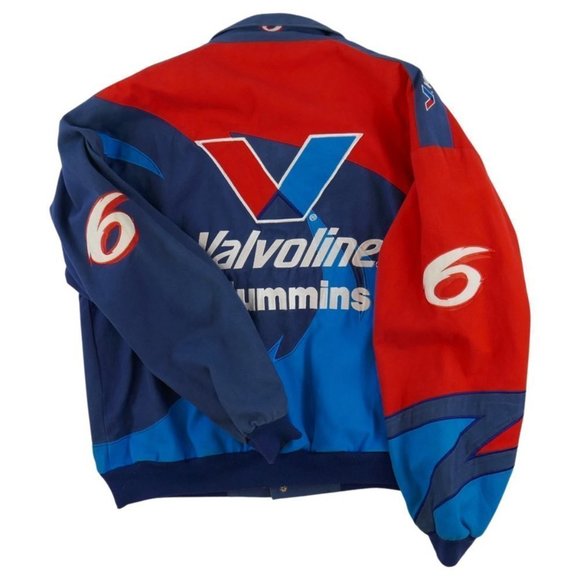 Roush Racing Vintage Mark Martin 6 Nascar Valvoline Racing Jacket - Picture 5 of 9